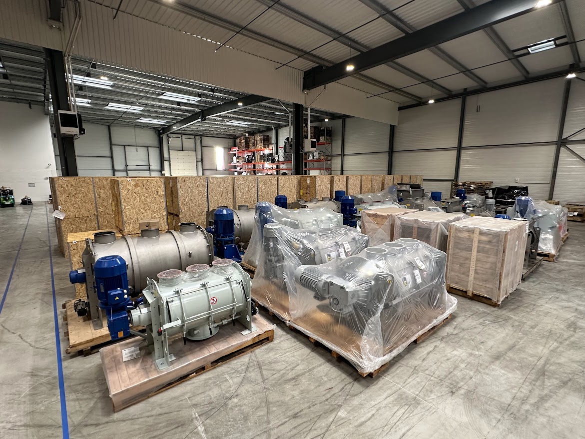 stock of industrial mixers