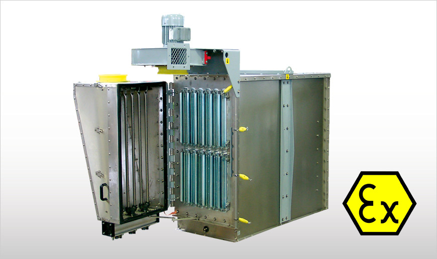 WAMAIR ATEX Flanged Polygonal Dust Collectors ATEX-certified