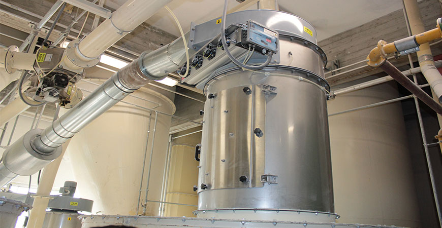 WAMFLO Food Flanged Round Food-Grade Dust Collectors - 1