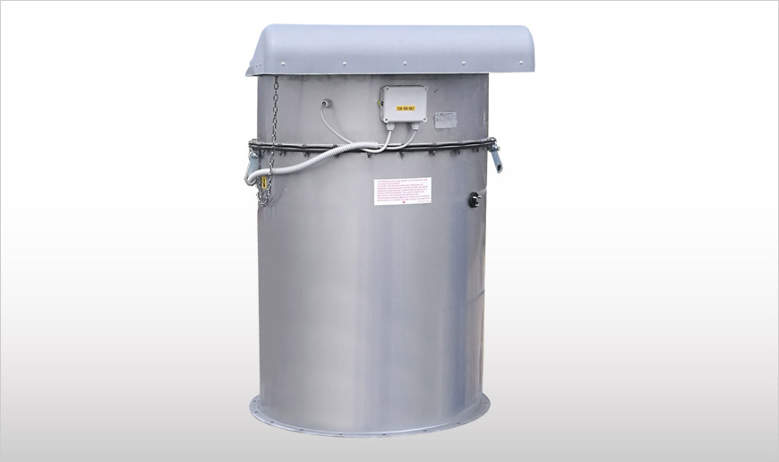 WAMFLO Vibrated Silo Venting Filters with Vibration Cleaning