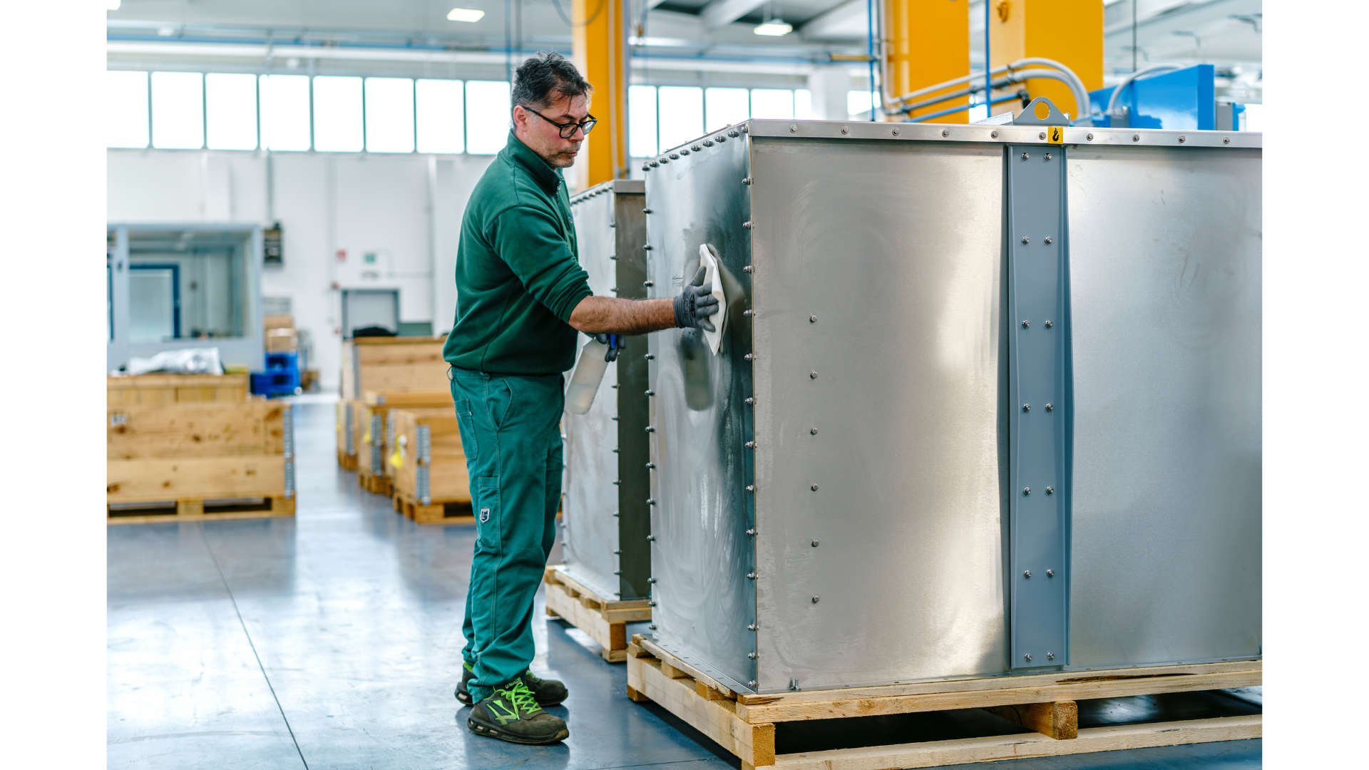 Dust collector finish